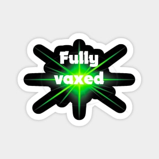 fully vaxed - for dark backgrounds Sticker